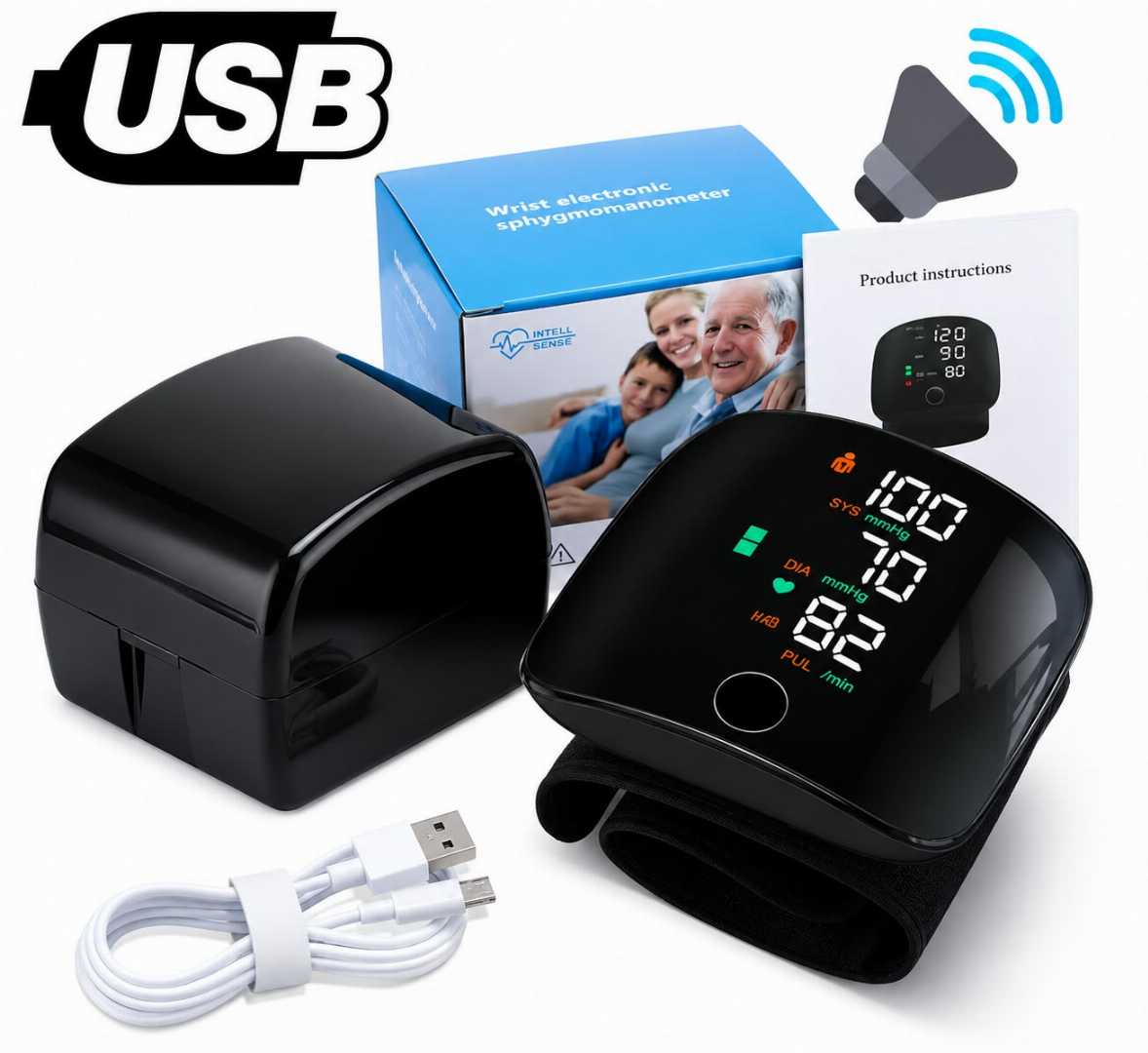 Rechargeable,Digital,Blood,Pressure,Monitor