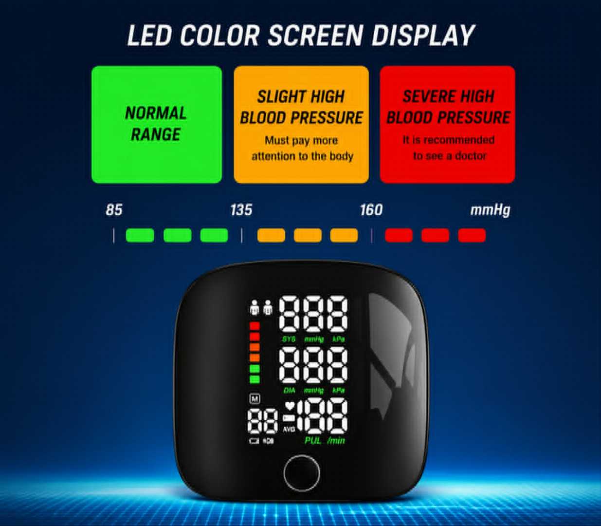 Rechargeable,Digital,Blood,Pressure,Monitor