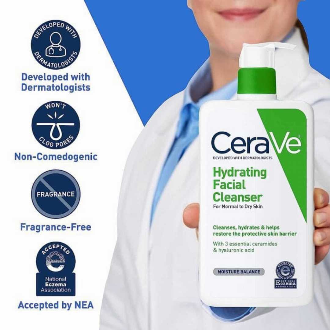 Cerave,Hydrating,Cleanser,For,Normal,To,Dry,Skin,355ml